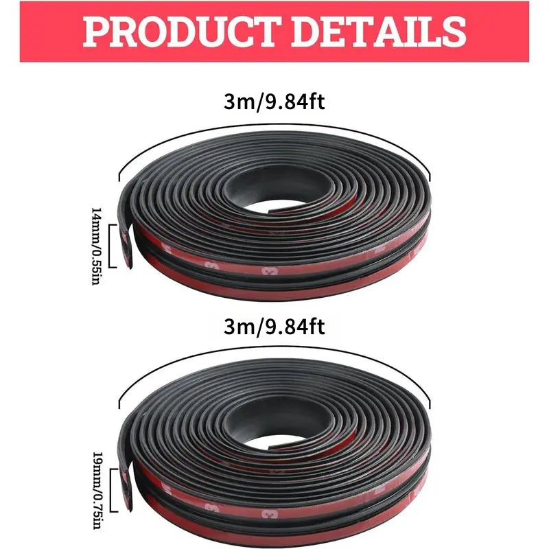 Summervibes 20Ft Car Windshield Rubber Seal,Car Windshield Seal Strip,T Shape Automotive Weather Stripping for Front Rear Windshield,Automotive Door Sealing Strip Sunroof Seal Truck Interior Accessories Vehicle