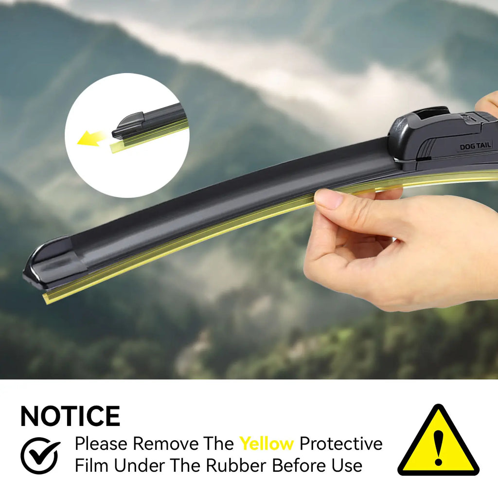 OEM Quality DOG TAIL Wiper Blade for Toyota Honda Nissan Hyundai– Premium U-Hook Compatible, Durable & Easy Installation, Fits Multiple Toyota Models up Car Fathersdaygift