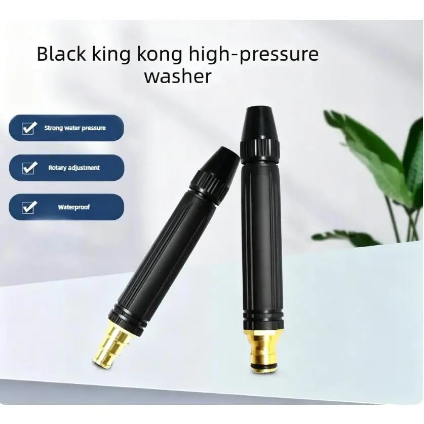 【Summervibes】Home High-Pressure Car Wash Water Gun with Booster Nozzle and Hose, Portable Handheld Water Sprayer, a Must-Have for Watering Plants and Vegetables, Car Washing, Garden Cleaning, Pet Bathing and Outdoor Rinsing.