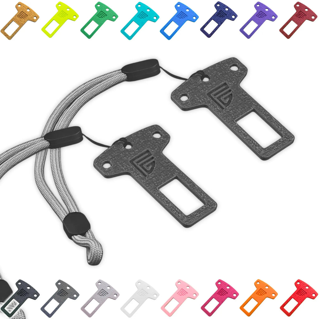 Satisfying Click Seatbelt Buckle Keychain with Adjustable 6-Inch Lanyard | Novelty Fidget Keyring Bag Charm | Durable PETG Plastic | Cute Multi-Color Car Accessories Gift for Men Women Dog Owners | 2-Pack or 4-Pack Options Stocking Stuffer