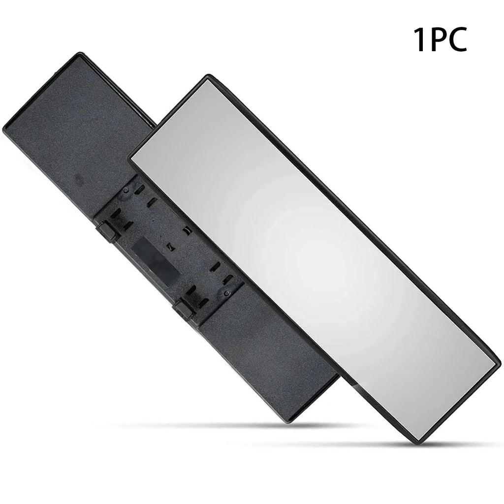 Panoramic Rear View Mirror, 300MM Wide Angle Convex Rearview Mirror, Universal Interior Clip-On Car Rearview Mirror, HD Universal for Car SUV Trucks Vehicles