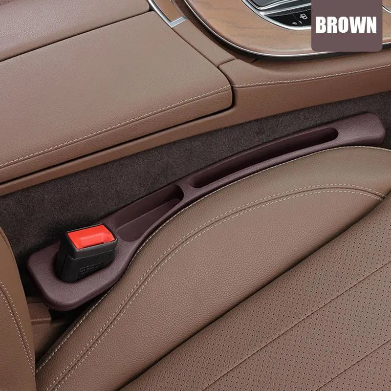 Two-Piece Anti-Slip Protection Car Seat Gap Filler, PU Leather Console Gap Filler, Universal Fit for All Cars, SUV Protection, Car Console Organizer, Car Essentials