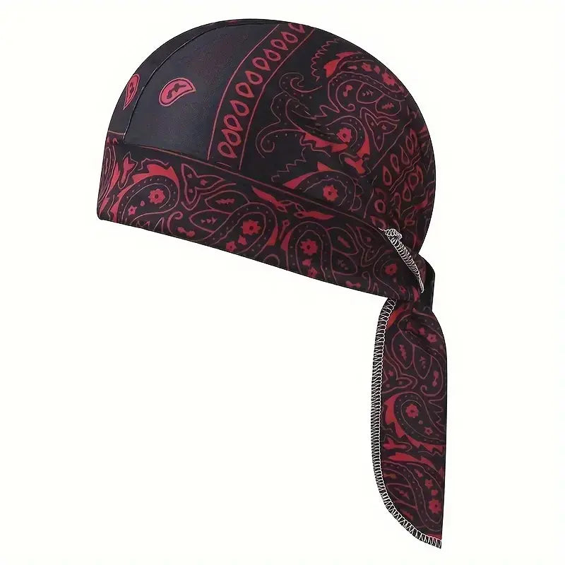 【Summervibes】Cooling Headscarf Cap Set, Motorcycle Pirate Head Wrap Safety Helmet Liner, Elastic Fit Hand Washable Multifunctional Outdoor Headwear for Athletes & Outdoor Enthusiasts