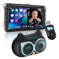 OTTOCAST Baby Car Camera &Wireless Carplay Adapter,1080P HD Rear Seat Monitor Display on Car Screen,150°Wide Angle No-Glow Night View, Safety for Kids & Infants