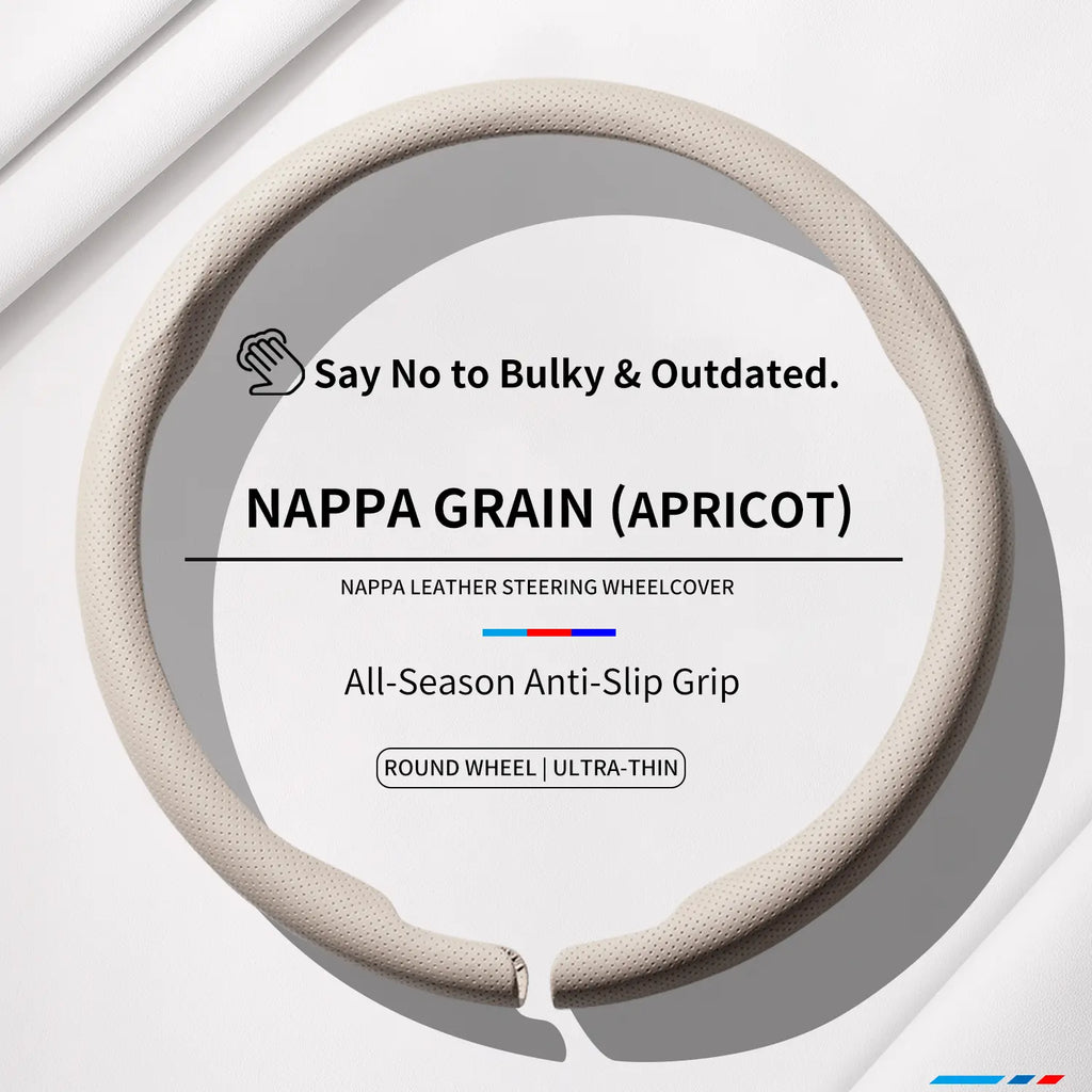 2026 New All - Season Ultra - Thin, Non - Slip and Sweat - Absorbent Steering Wheel Cover | Nappa Leather for Both Men and Women | Quick - Turn Auto Accessory & Ideal Car Gift Automotive Steeringwheelcover Car Interior Kit