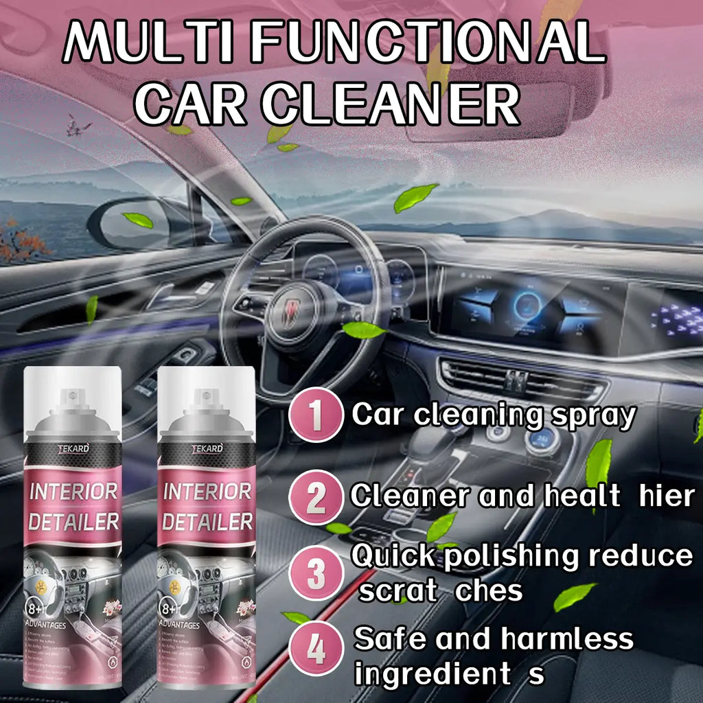 Tekard Interior Detailer Restorer Polishesfor Leather,Plastic ,Rubber,User Friendly Trimrestorer Safe Auto Detailing Supplies-15 Oz Kituv Protection Car Fathersdaygift