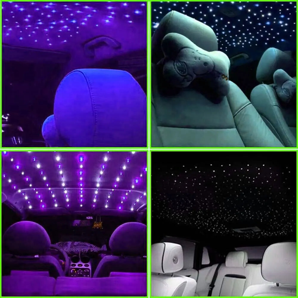 1000Pc Car Home Headliner Star Light Kit Roof Twinkle Ceiling Lights Fiber Optic Led Backlights Starlightcarroof