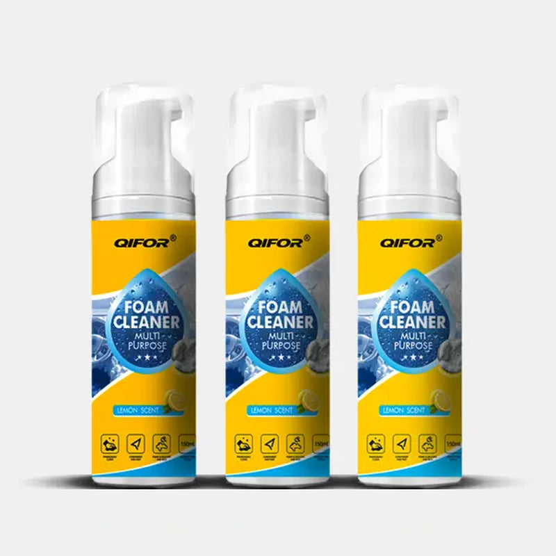 QIFOR 4-In-1 Multi-Enzyme Foam Spray Cleaner - Heavy Duty Deep Cleaning House & Car Detailing Products, Stain Removal for Car Interior & Sofa,Summervibes Outdoorfun Car Detailer