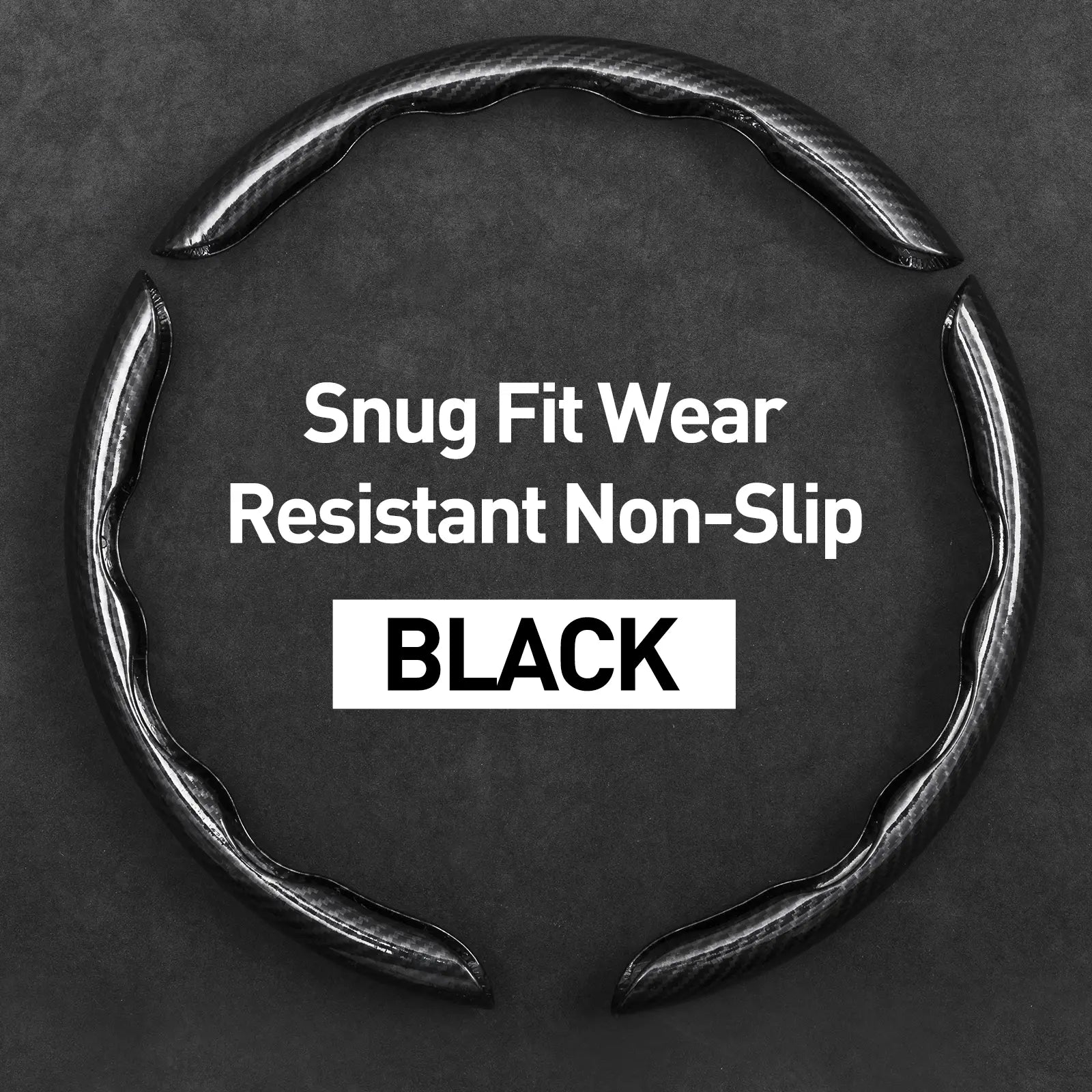 Car Steering Wheel Cover, Non-Slip Design Steering Wheel Protector, Universal Car Steering Wheel Cover for 15 Inch, Decor Gadgets, Car Accessories, Men Gifts, Car Essentials, Vehicle, for Racing