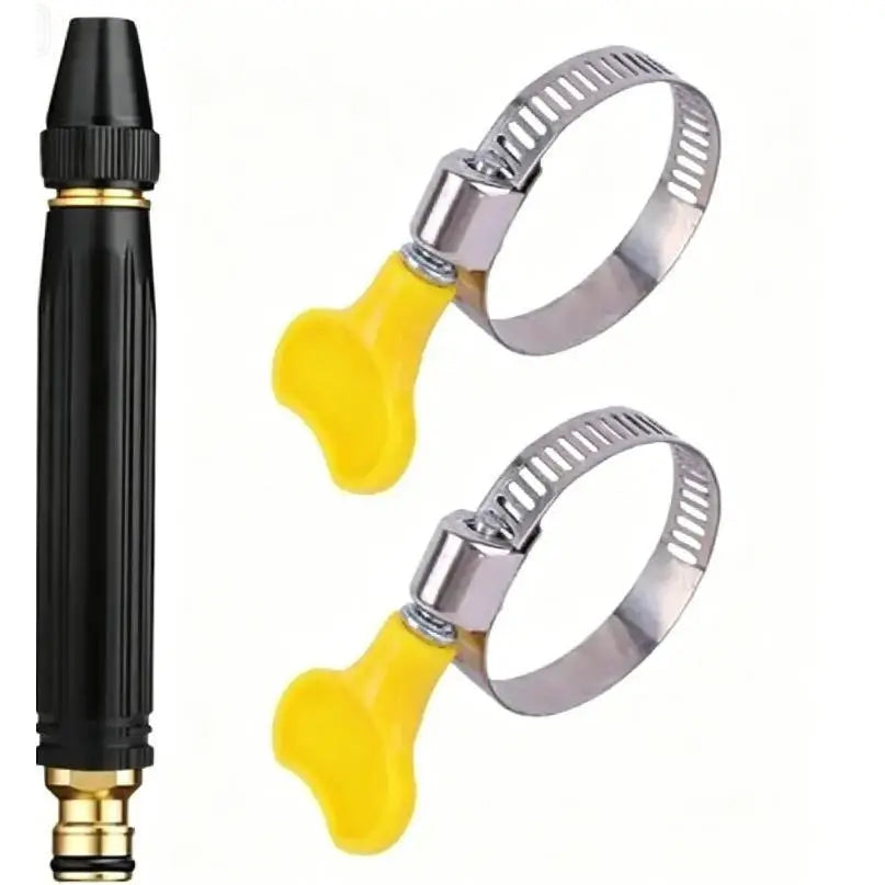 【Summervibes】Home High-Pressure Car Wash Water Gun with Booster Nozzle and Hose, Portable Handheld Water Sprayer, a Must-Have for Watering Plants and Vegetables, Car Washing, Garden Cleaning, Pet Bathing and Outdoor Rinsing.