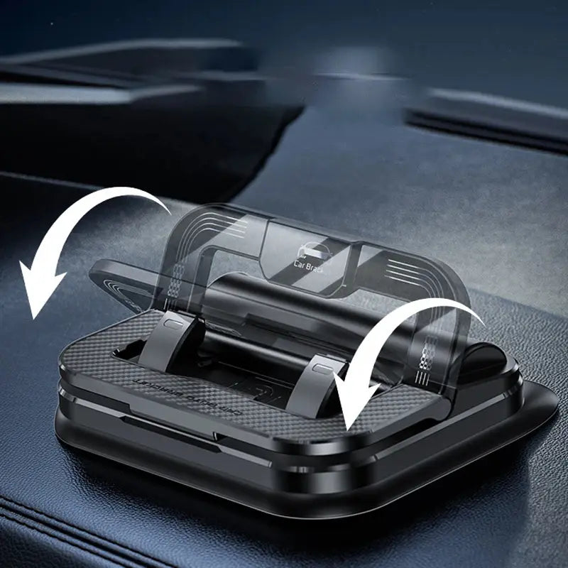 Car Phone Holder, Portable Mobile Phone Holder, Stable and Durable.In-Built Parking Number Plate Function, Quickly Switch to a Phone Number Plate.
