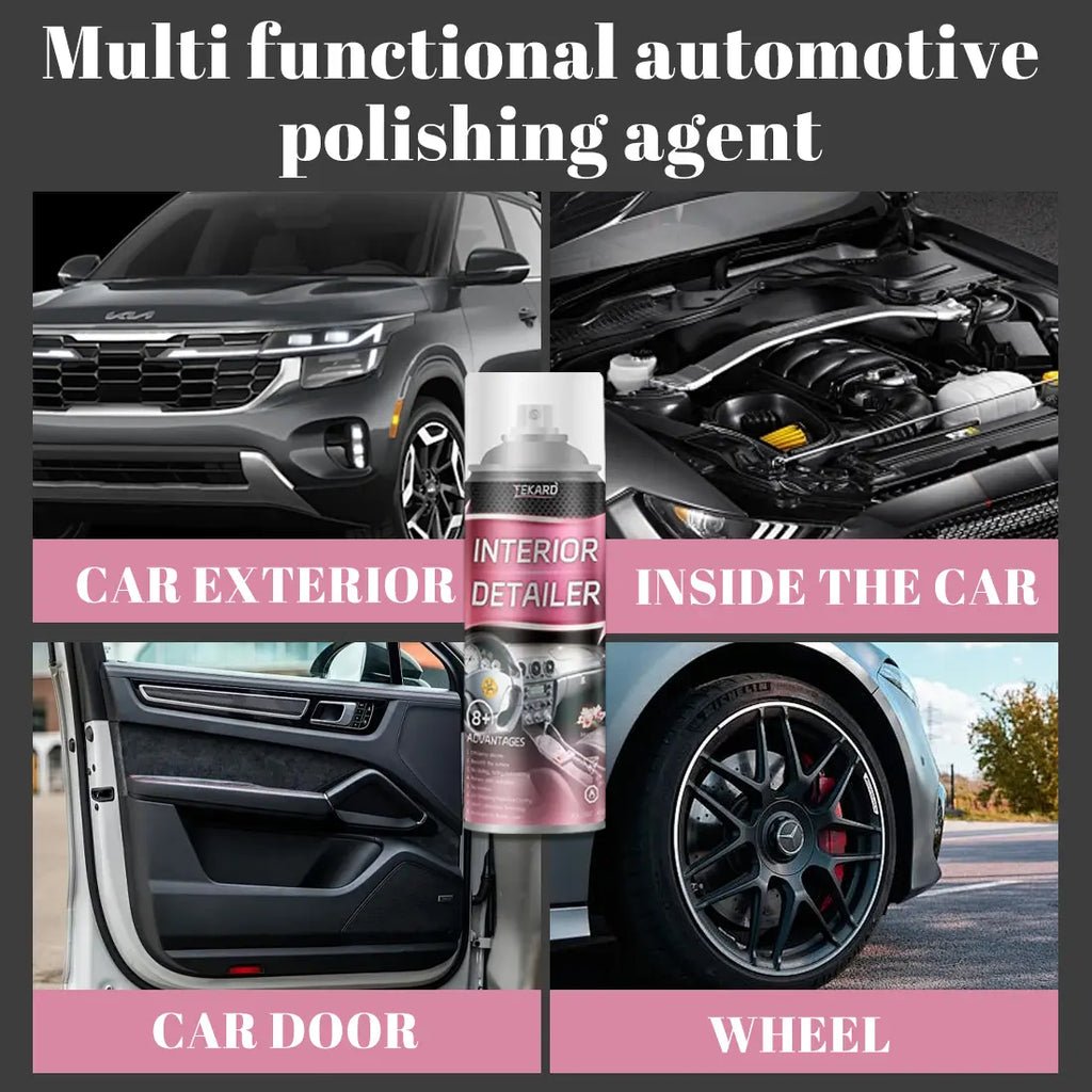 Tekard Interior Detailer Restorer Polishesfor Leather,Plastic ,Rubber,User Friendly Trimrestorer Safe Auto Detailing Supplies-15 Oz Kituv Protection Car Fathersdaygift