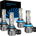 Rimthin 9005/HB3/9006/HB4/H11/H9/H8/H7/H13/H4/9007 D1S White LED Headlight Kit High/Low Beam Bulbs Super Bright 6000K 32000LM, Led Car Lights, Car Accessories Tiktokshopspringglowup
