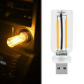 Joytutus Usb-Powered Touch Dimming LED Filament Bulb, Car Interior Decorative Night Light with Touch Sensor, Warm White Glow, Charging Function