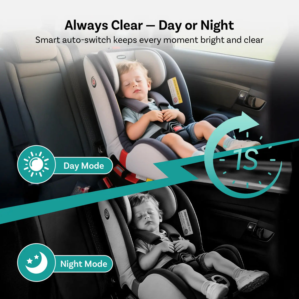 OTTOCAST Baby Car Camera &Wireless Carplay Adapter,1080P HD Rear Seat Monitor Display on Car Screen,150°Wide Angle No-Glow Night View, Safety for Kids & Infants