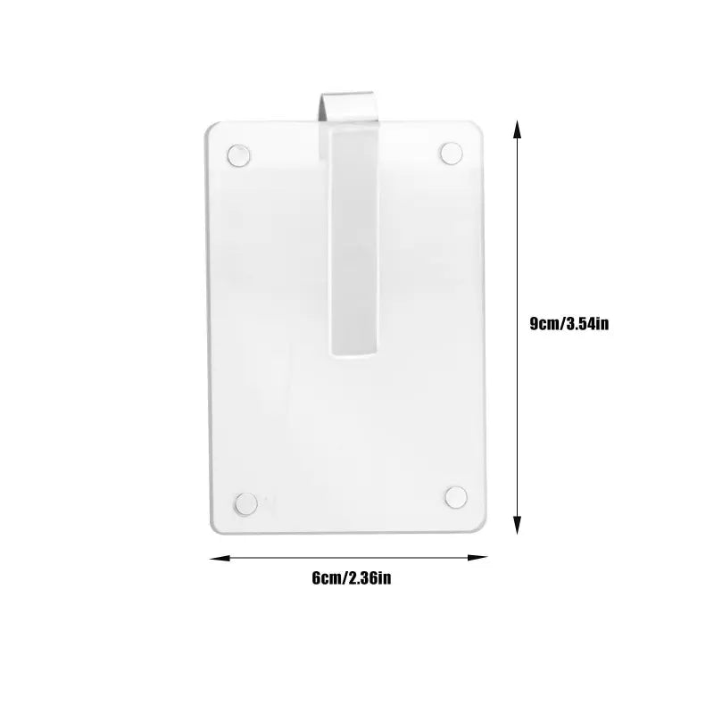 2-Piece Car Picture Holder Set, Acrylic Magnetic Personalized Photo Holder Car Accessory and Visor Clip, Personalized Car Picture Frame Suitable for Adding Family or Personal Photos #GLOBAL PICKS