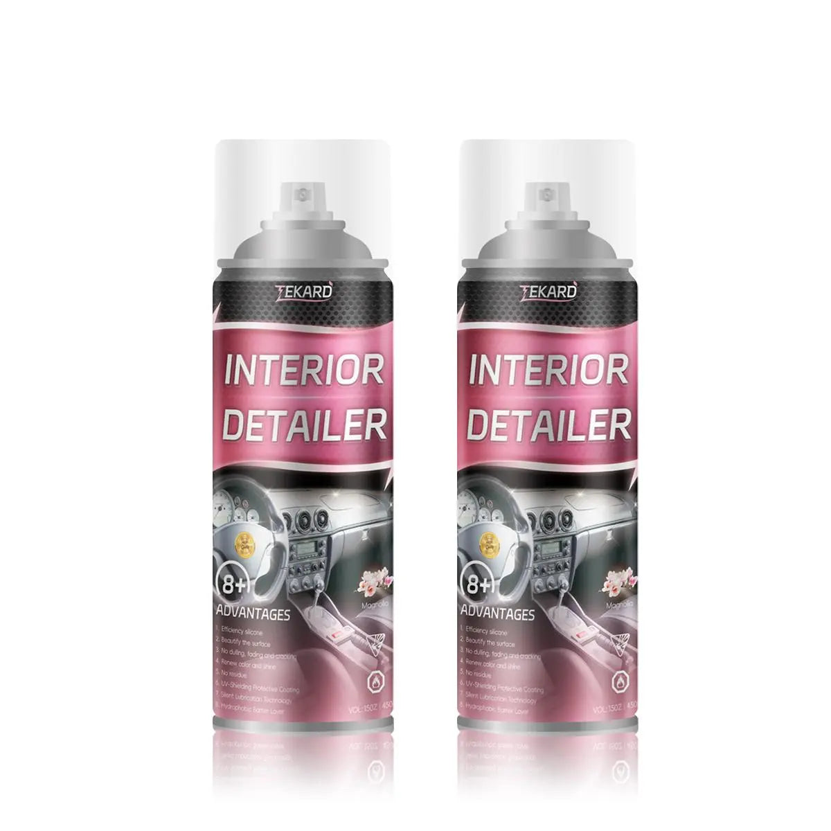 Tekard Interior Detailer Restorer Polishesfor Leather,Plastic ,Rubber,User Friendly Trimrestorer Safe Auto Detailing Supplies-15 Oz Kituv Protection Car Fathersdaygift