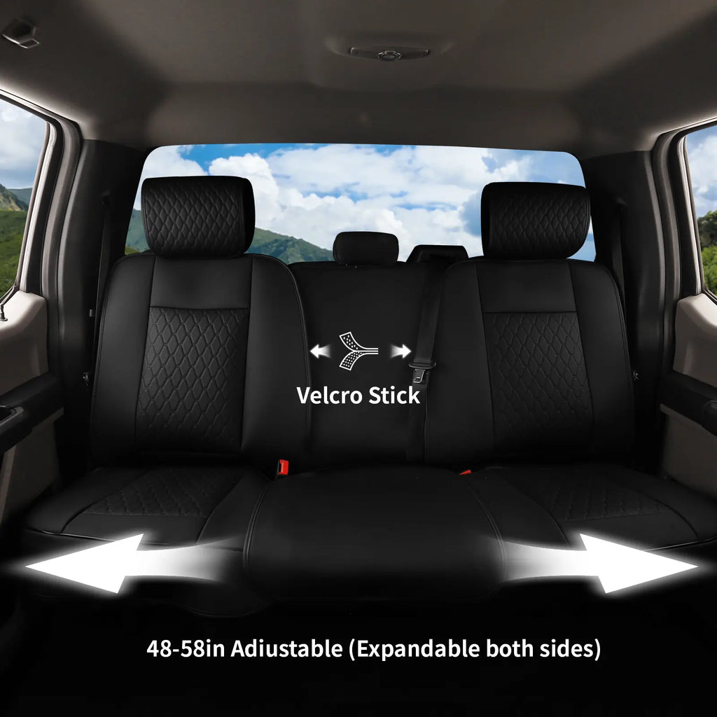 EKR Semi-Custom Deluxe 5-Seat Car Seat Covers Universal Fit Fits 80% Vehicles Waterproof Wear-Resistant Full Coverage Auto Seat Protectors Interior Upgrade for Toyota Honda Nissan Ford Kia Hyundai 2-Year Warranty Fathersdaygift