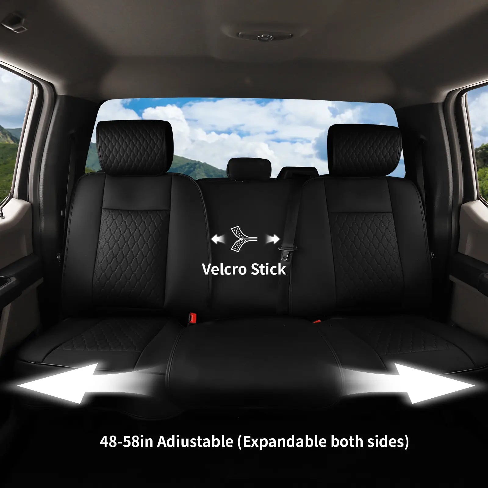 EKR Semi-Custom Deluxe 5-Seat Car Seat Covers Universal Fit Fits 80% Vehicles Waterproof Wear-Resistant Full Coverage Auto Seat Protectors Interior Upgrade for Toyota Honda Nissan Ford Kia Hyundai 2-Year Warranty Fathersdaygift