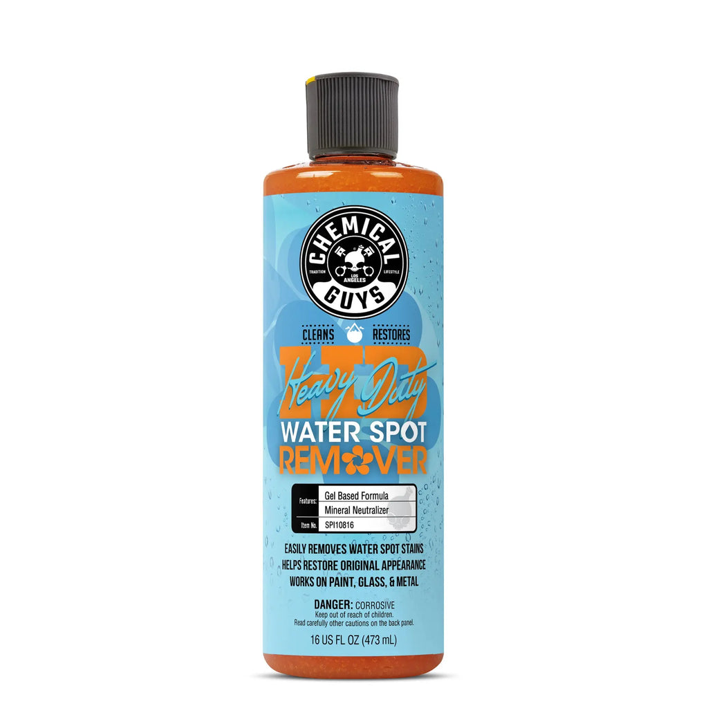 Chemical Guys 16Oz Heavy-Duty Water Spot Remover - Fast-Acting Automotive Detailing & Car Cleaning Product, Car Windshield Cleaner, Multi-Surface Solution for Paint, Metal, Wheels, Prevents Etching, Restores Shine, Car Cleaning Products