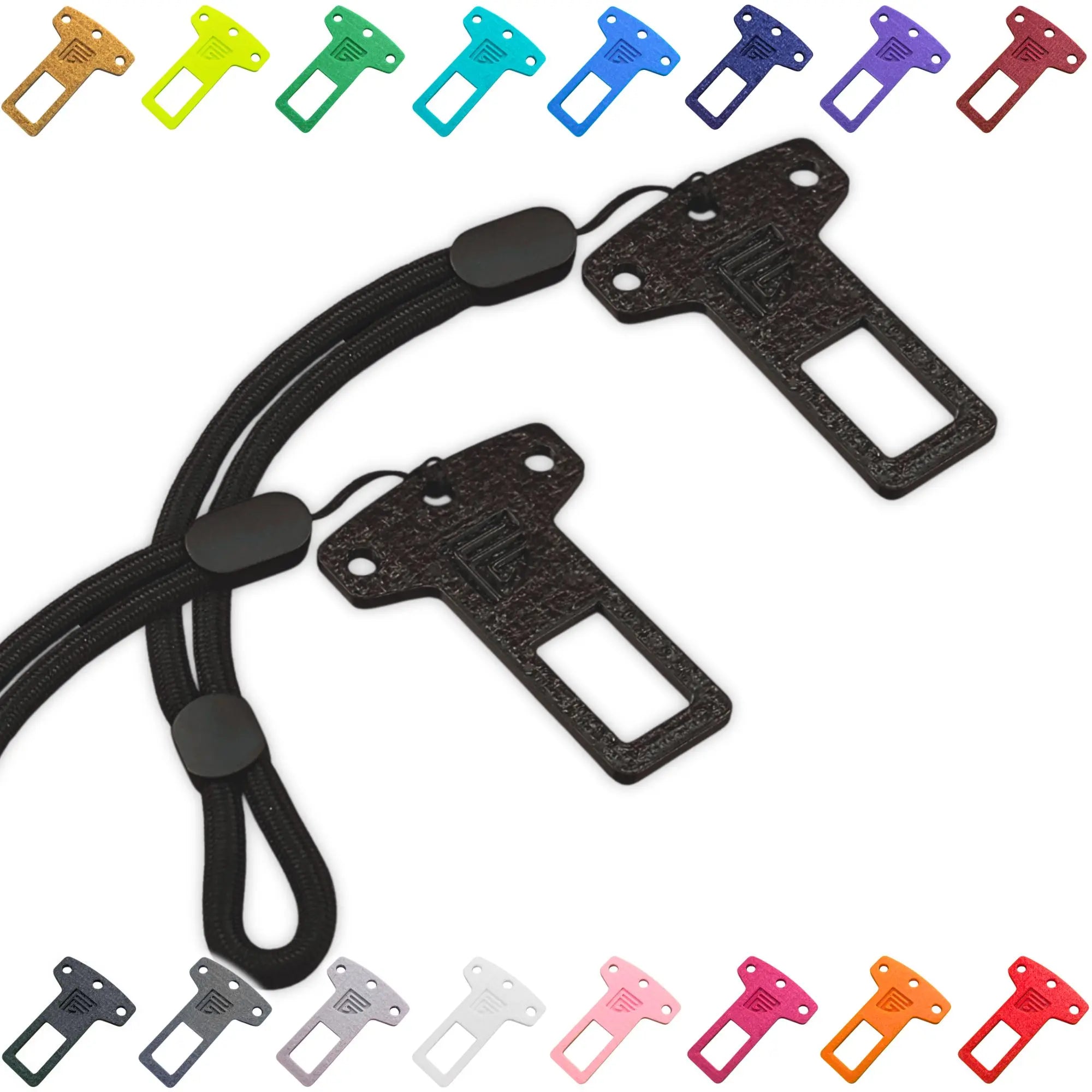 Satisfying Click Seatbelt Buckle Keychain with Adjustable 6-Inch Lanyard | Novelty Fidget Keyring Bag Charm | Durable PETG Plastic | Cute Multi-Color Car Accessories Gift for Men Women Dog Owners | 2-Pack or 4-Pack Options Stocking Stuffer