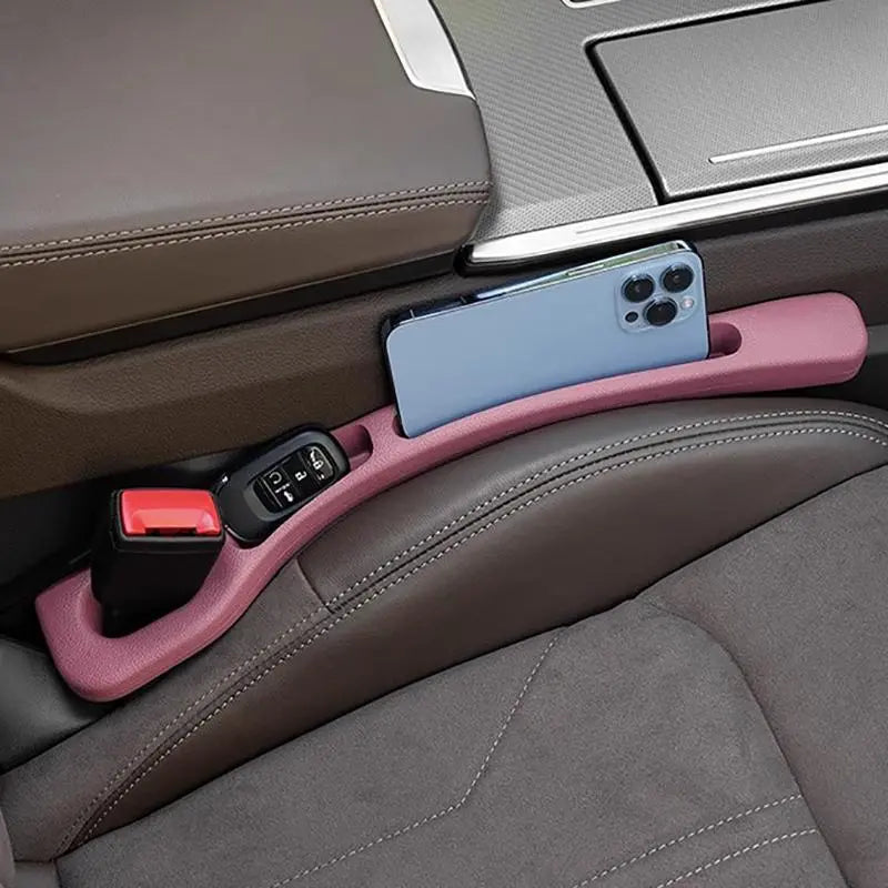 Two-Piece Anti-Slip Protection Car Seat Gap Filler, PU Leather Console Gap Filler, Universal Fit for All Cars, SUV Protection, Car Console Organizer, Car Essentials