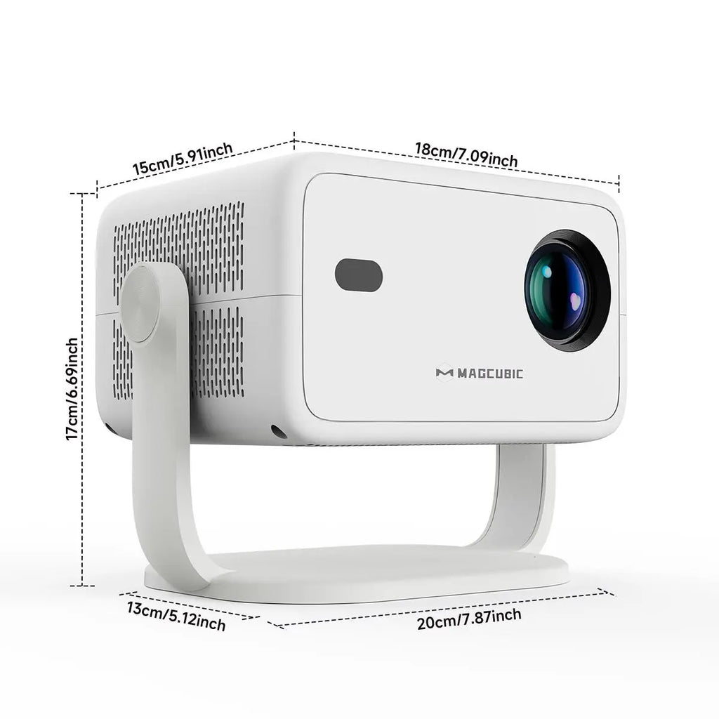 Magcubic 650Ansi Smart L018 Projector, 1080P Auto Focus & Keystone Correction, Android14, BT 5.2, Wifi6, Portable Voice, Home Theater, Home Cinema Projector #GLOBAL PICKS
